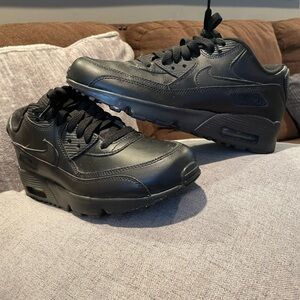 Kids Black Nike Air Max Shoes